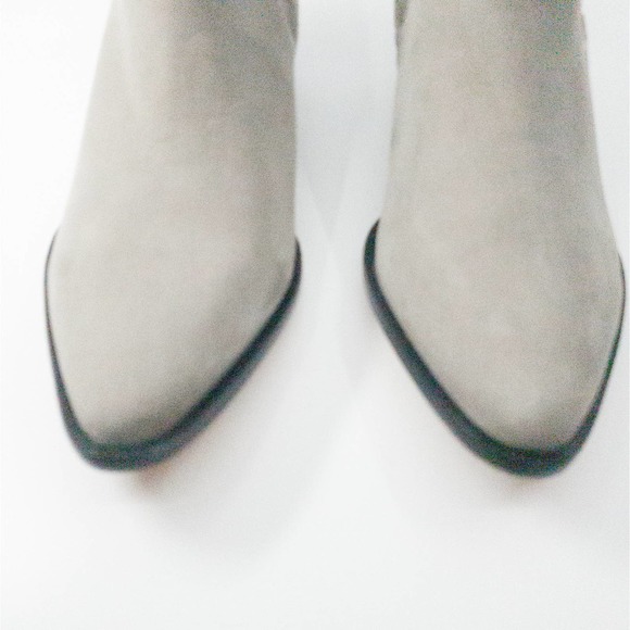 NEW Schutz Jacqueline Suede Bone Ankle Booties - Size 10.5 - Picture 8 of 10